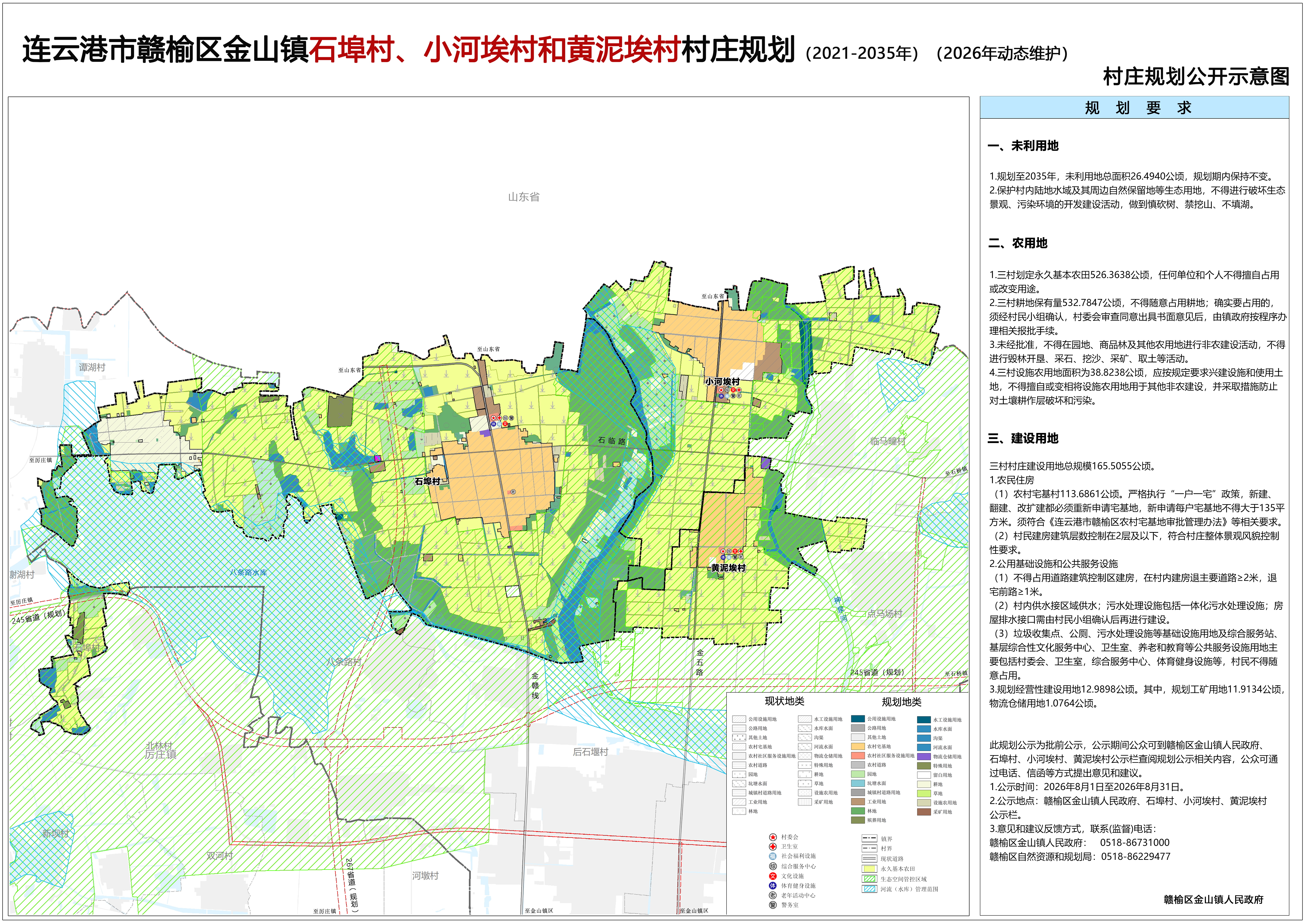 连云港市赣榆区金山镇石埠村、小河埃村和黄泥埃村村庄规划（2021-2035年）（2026年动态维护.jpg