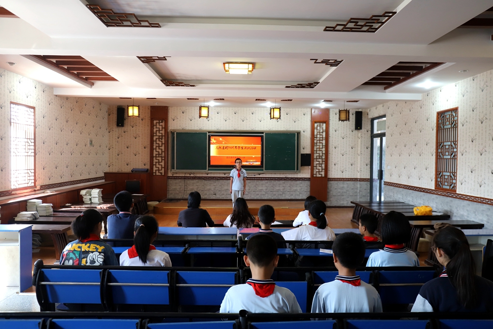 黄海路小学举行庆祝新中国成立70周年学生演讲比赛 - 赣榆教育在线