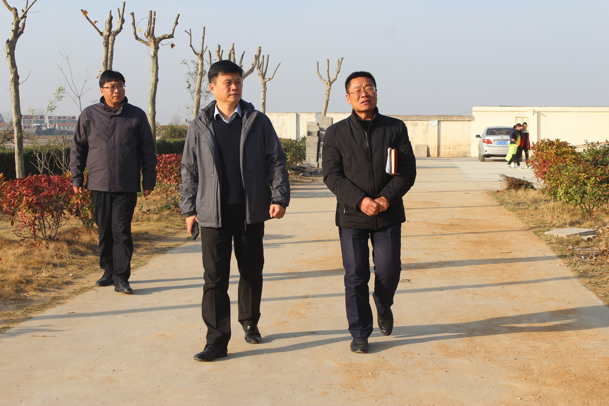 局长陆建国到徐山中学调研 - 赣榆教育在线