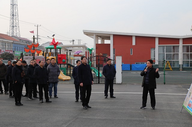 赣榆经济开发区宋庄镇家家到现场会在宋庄小学召开
