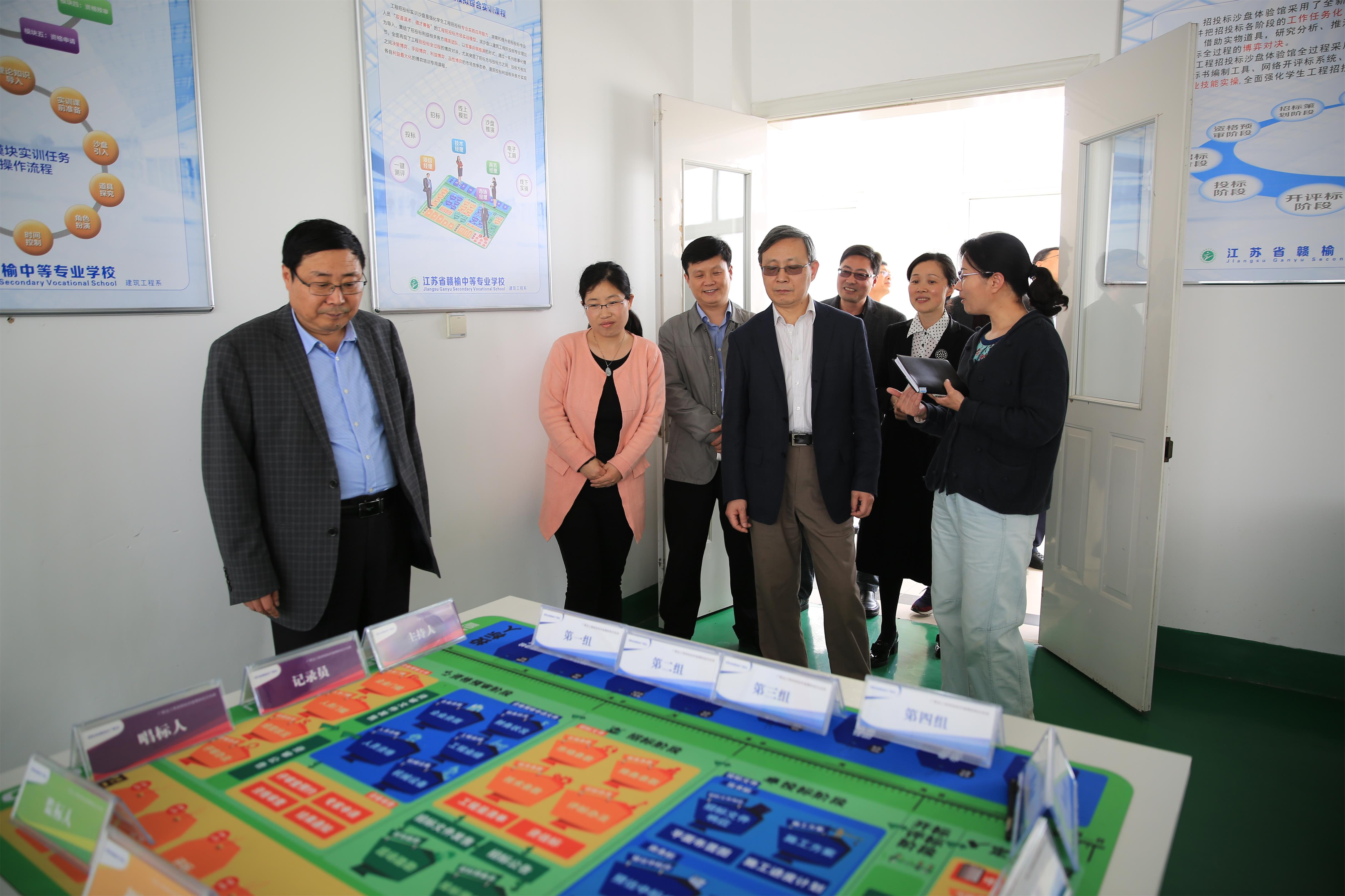 赣榆中专:江苏联合职业技术学院晏仲超院长莅临我校调研