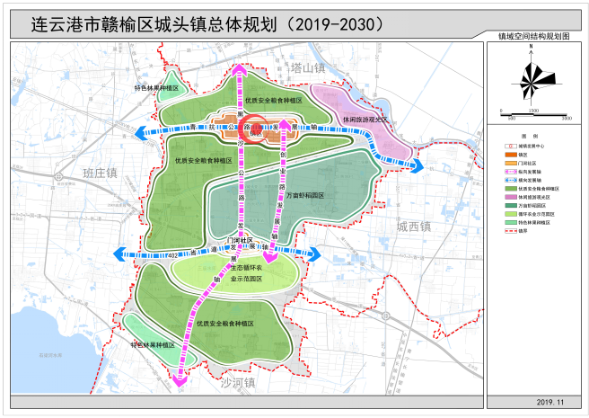 赣榆乡镇分布图片