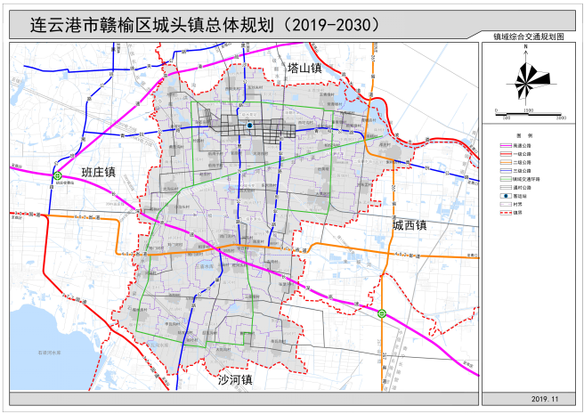 赣榆乡镇分布图片