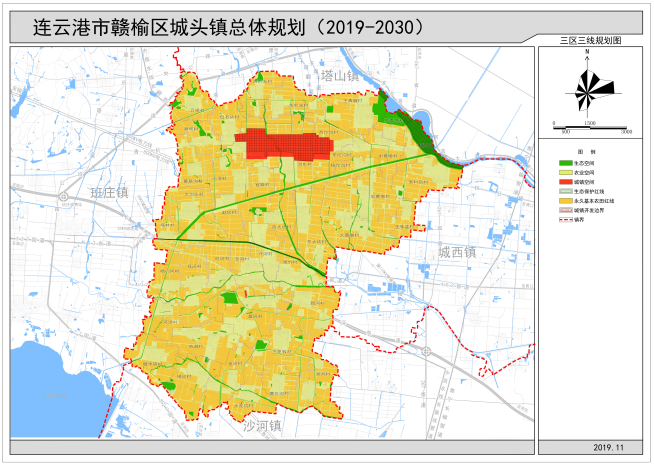 赣榆乡镇分布图片