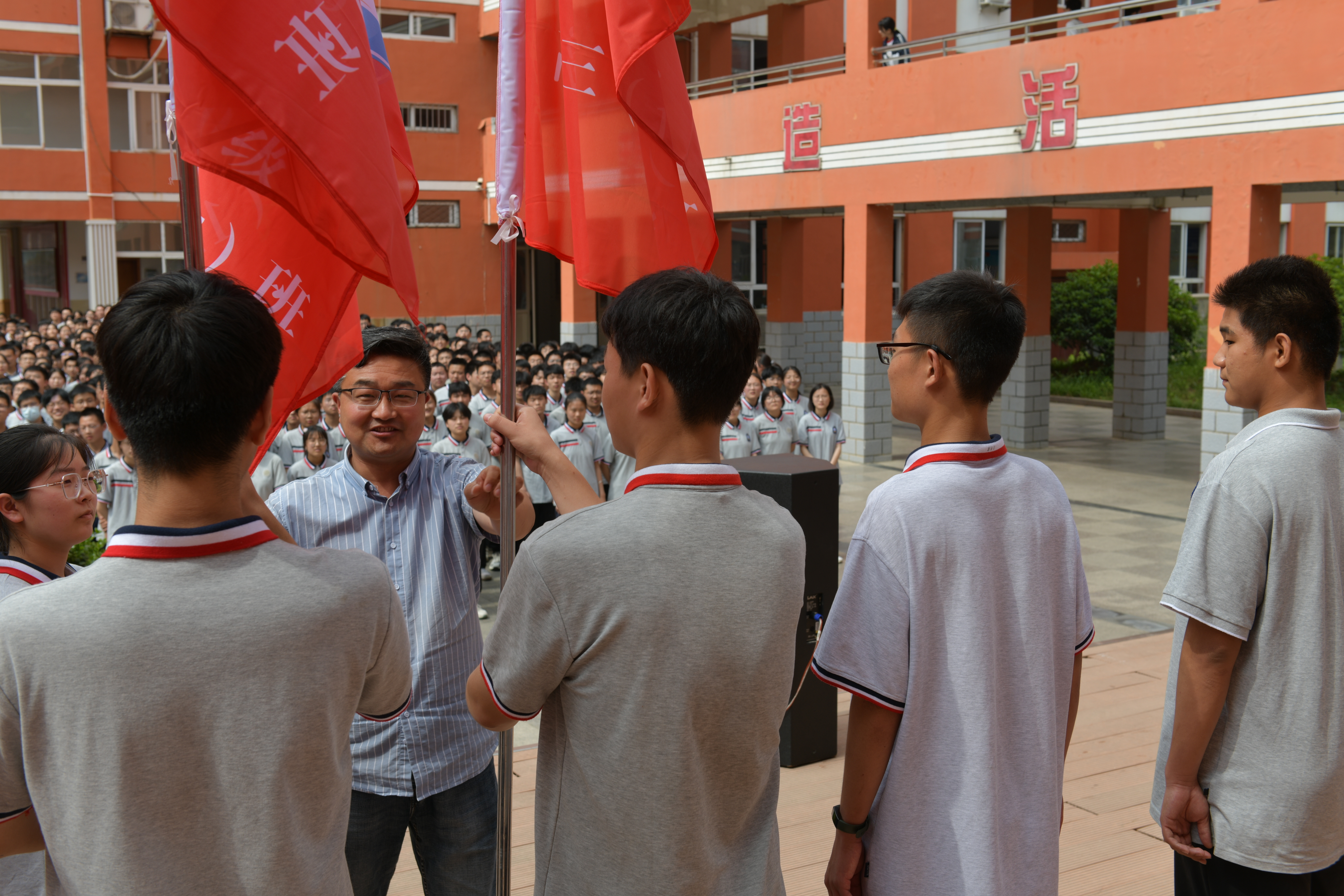 海头高中举行起航高三仪式