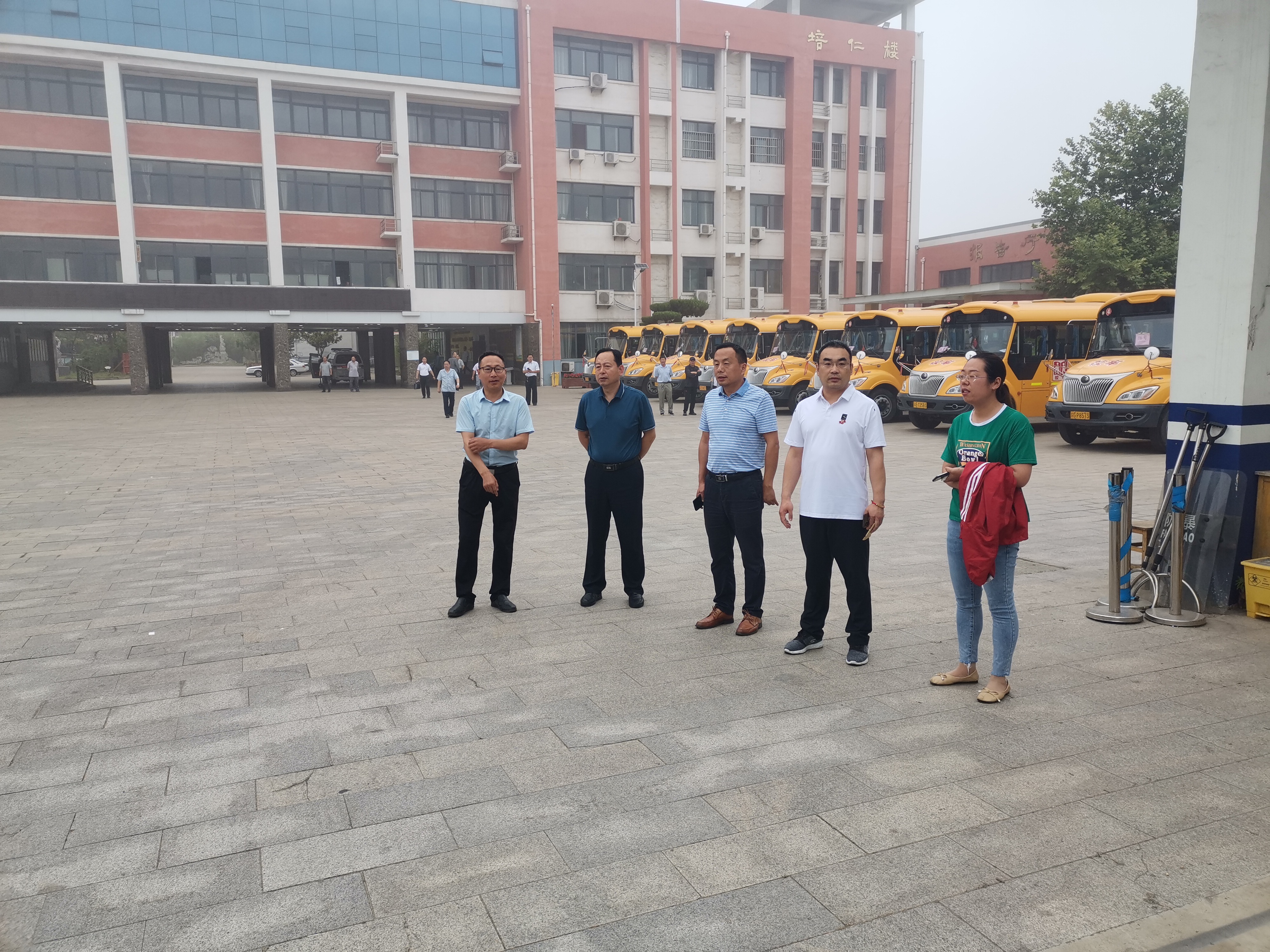 柘汪中学部门单位共同助力柘中学子倍添动力