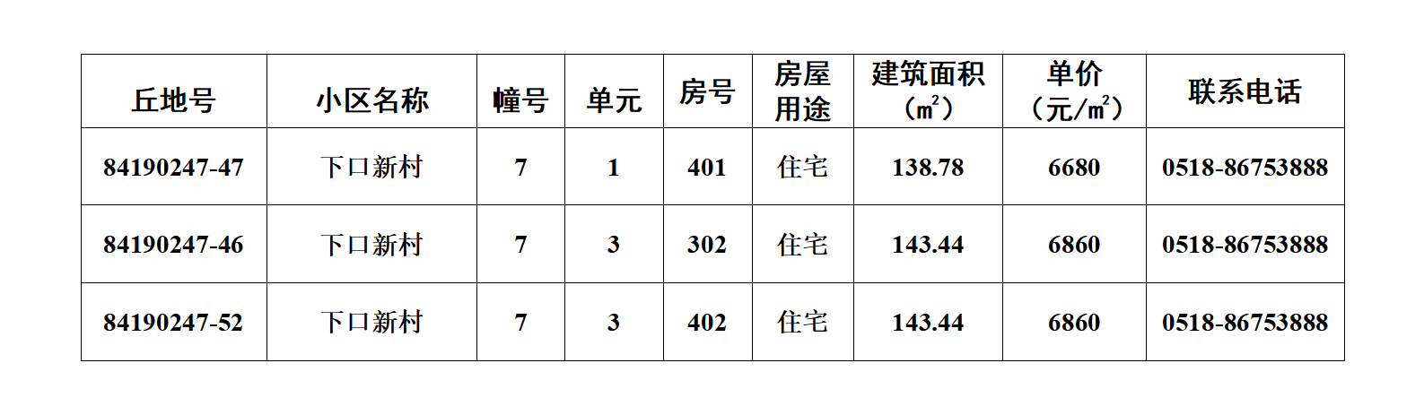 赣榆第42期退房摇号公示（2025年8月）_01.png