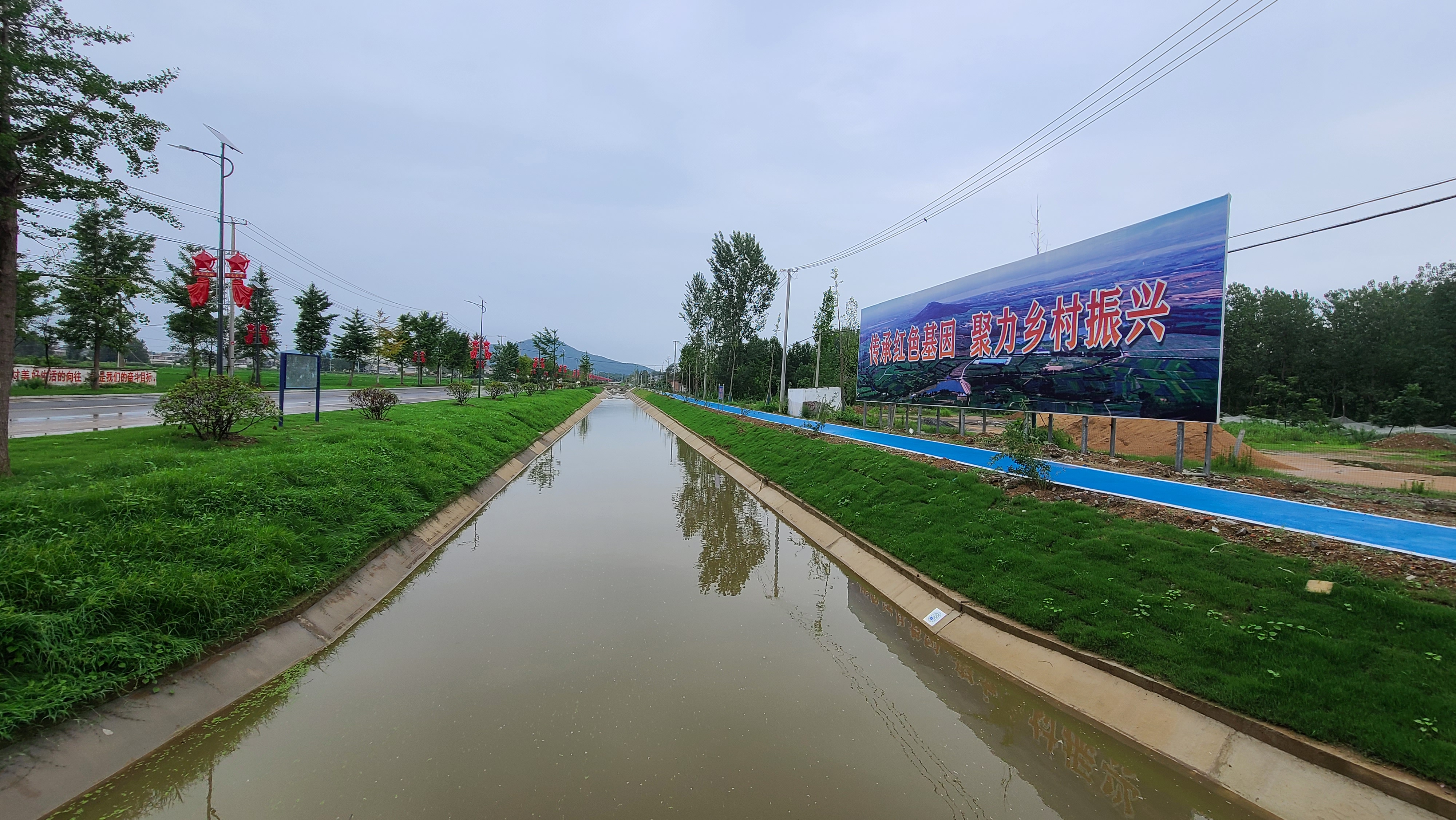 水利局省水利厅考核我区农村生态河道
