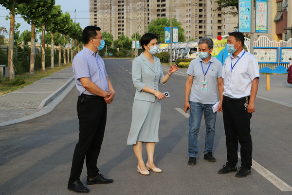 和安中学:局长居潘娣到我校检查中考考点准备工作 - 赣榆教育在线