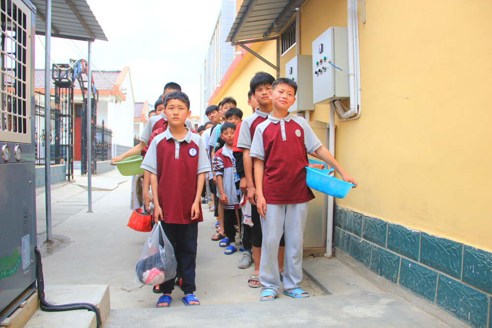 学党史 办实事|夹山中学新建学生浴室解决寄宿生洗澡难题