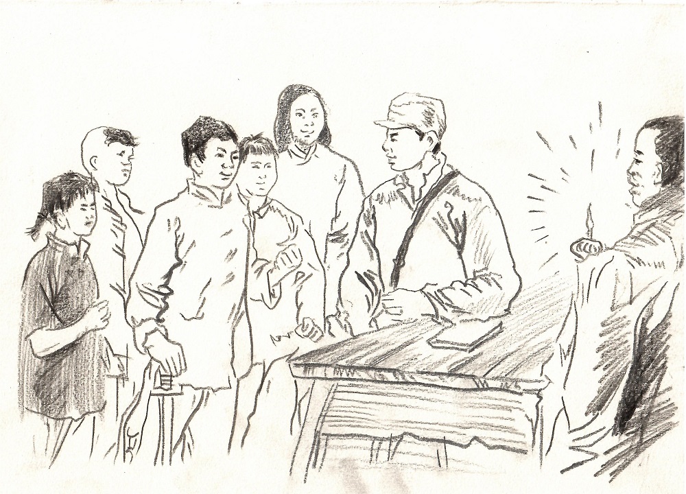 黑林大树小学校园里的红色印记