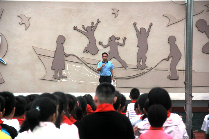 门河小学开学第一课:学讲话,担使命,做先锋 - 赣榆教育在线