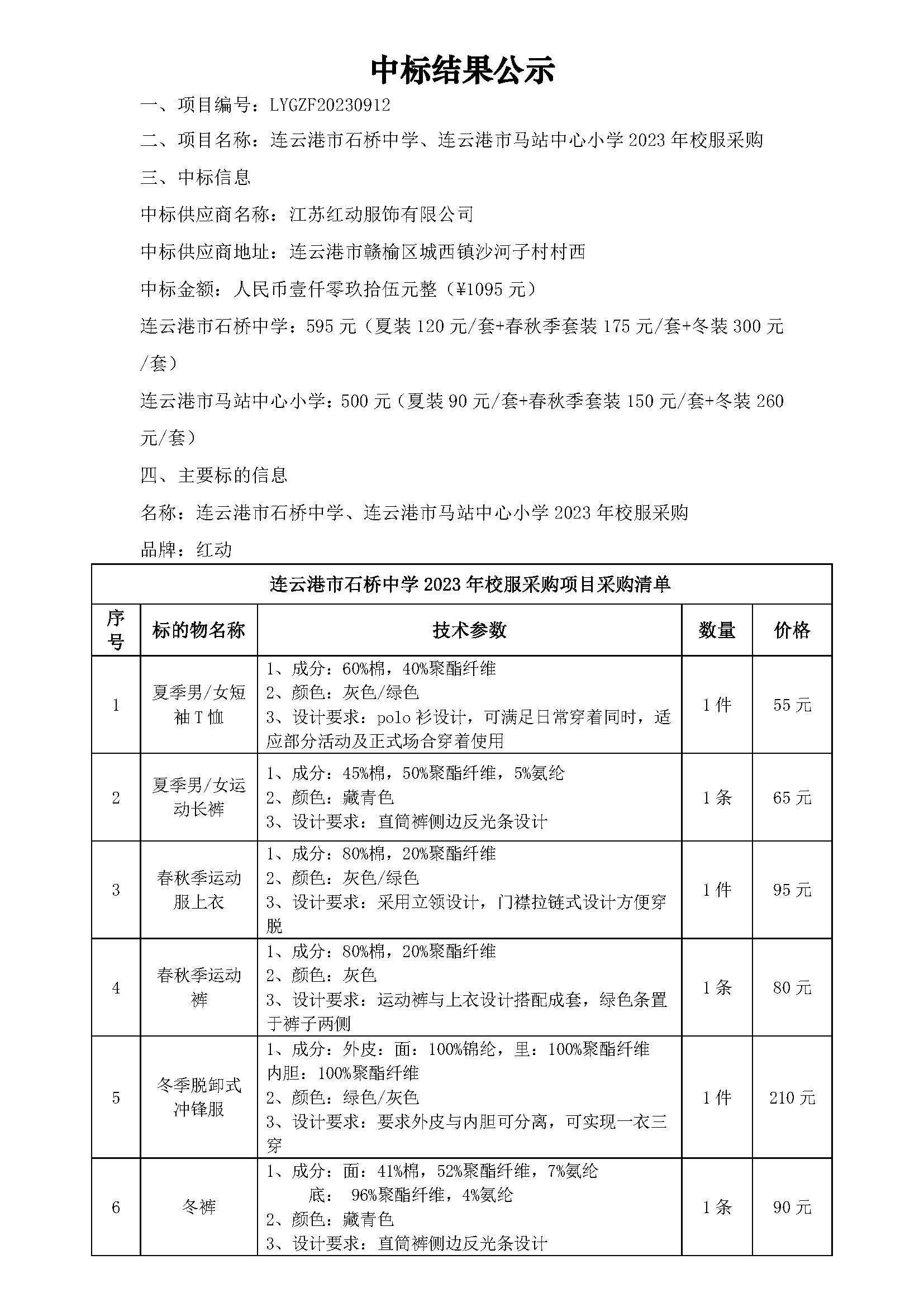 20231016连云港市石桥中学、连云港市马站中心小学2023年校服采购中标结果公示_页面_1.jpg